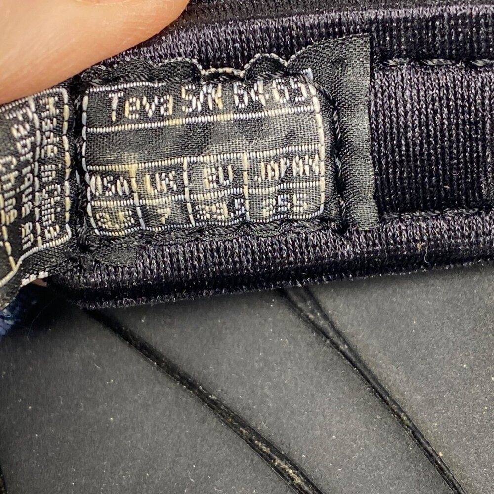 Teva Hiking Sport Water Sandals Womens Size 8.5 Blue Floral Hook Loop Strap 6465 - Picture 10 of 10